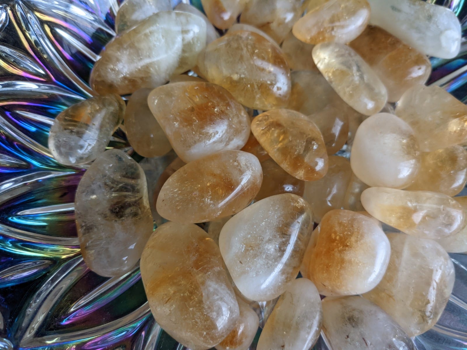 Citrine Tumble Stones-Natural Crystals-High Quality Crystals