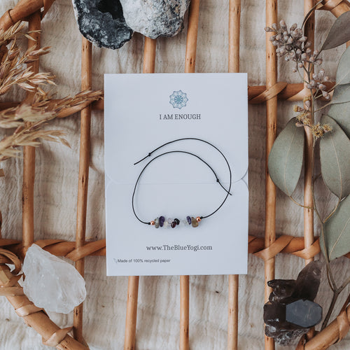 Best Anxiety crystal bracelet anklet boho, casual & minimal  Tie