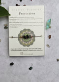 Protection crystal bracelet with an affirmation - casual & minimal -