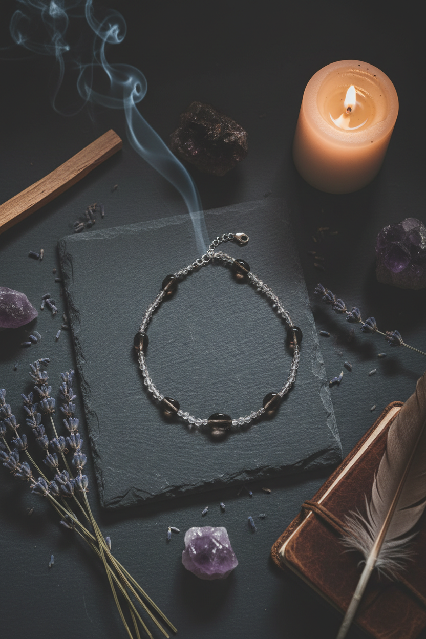 Grief Crystal Bracelet lifestyle photo